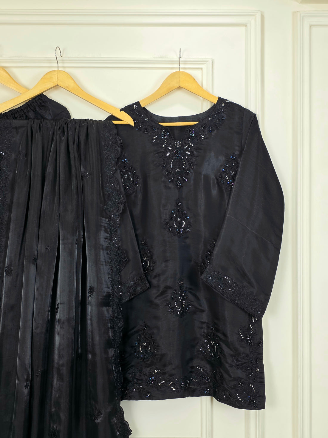 Embroidered Organza 3-Piece Suit