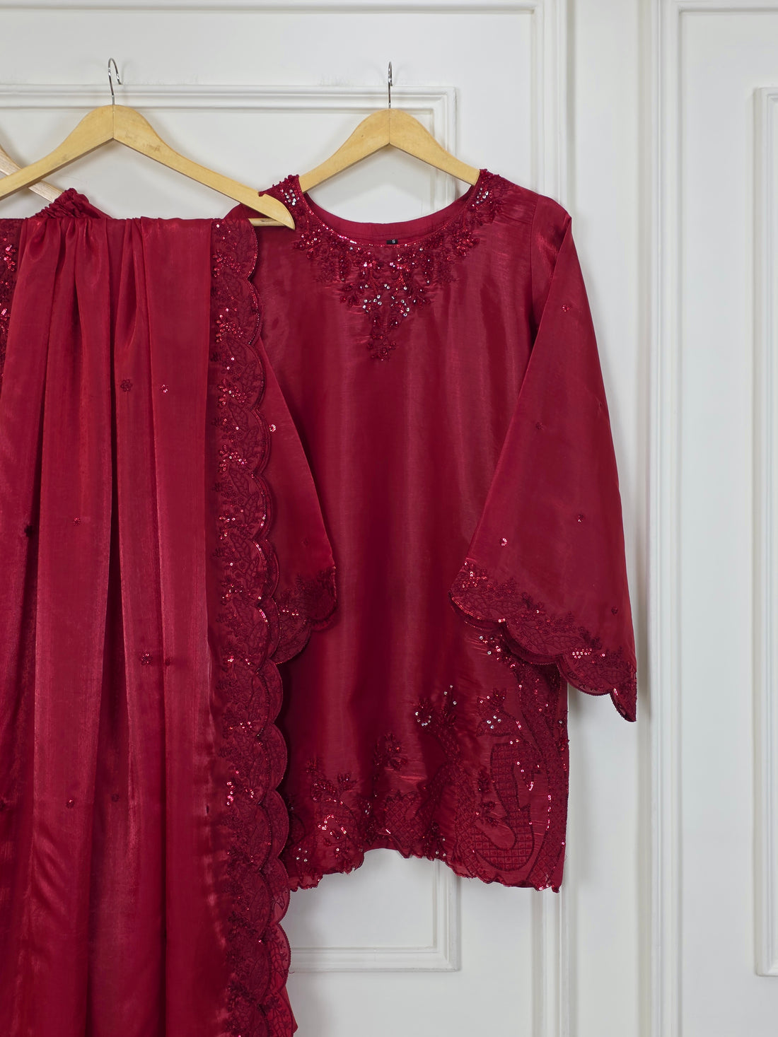 Shisha Silk Embellished 3-Piece Suit