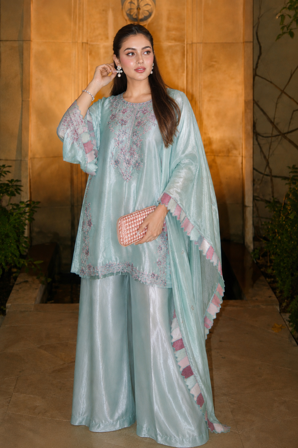 Aqua Bloom Shisha Silk 3-Piece Set