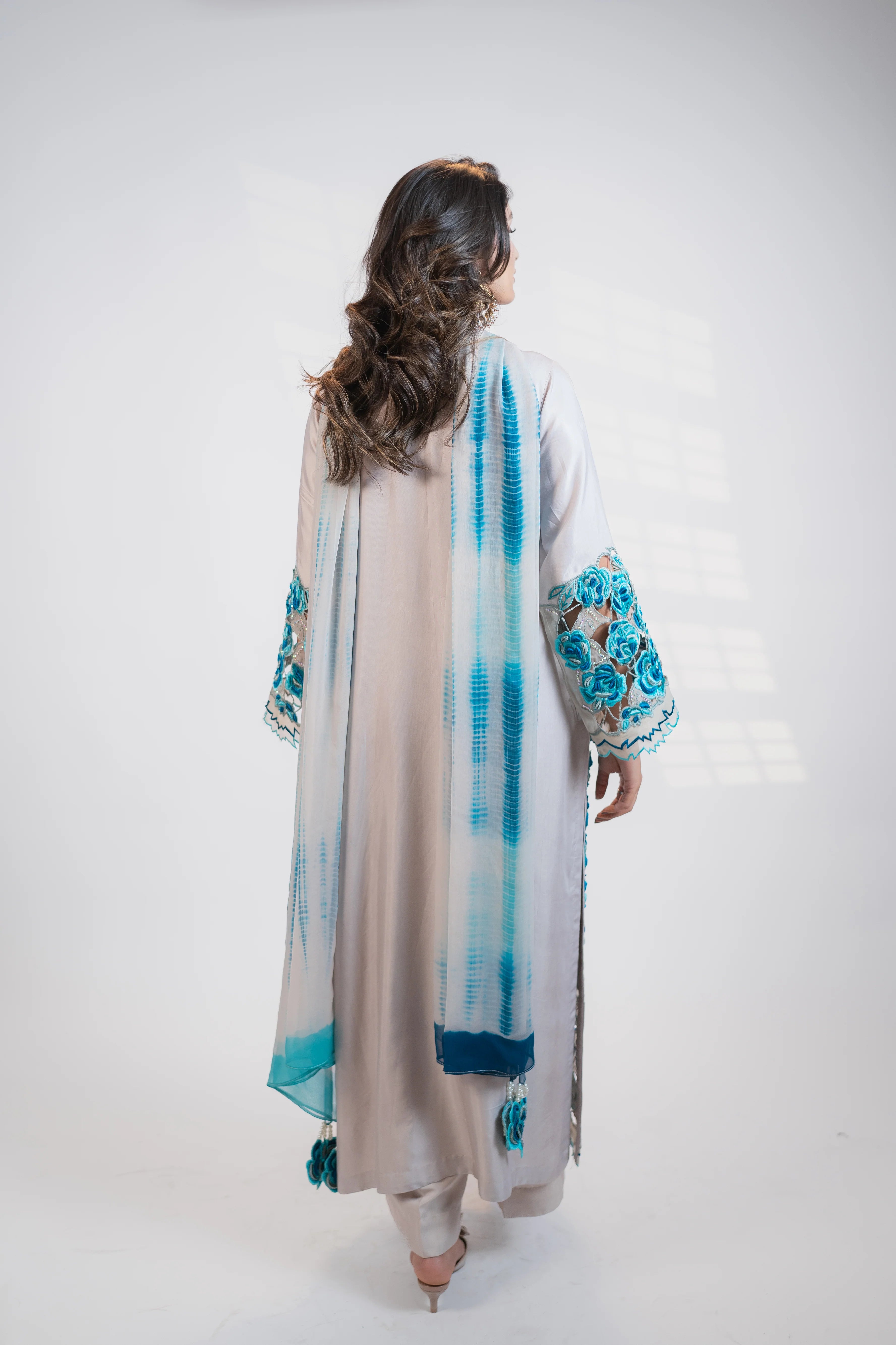 Light Grey 3PC Dress