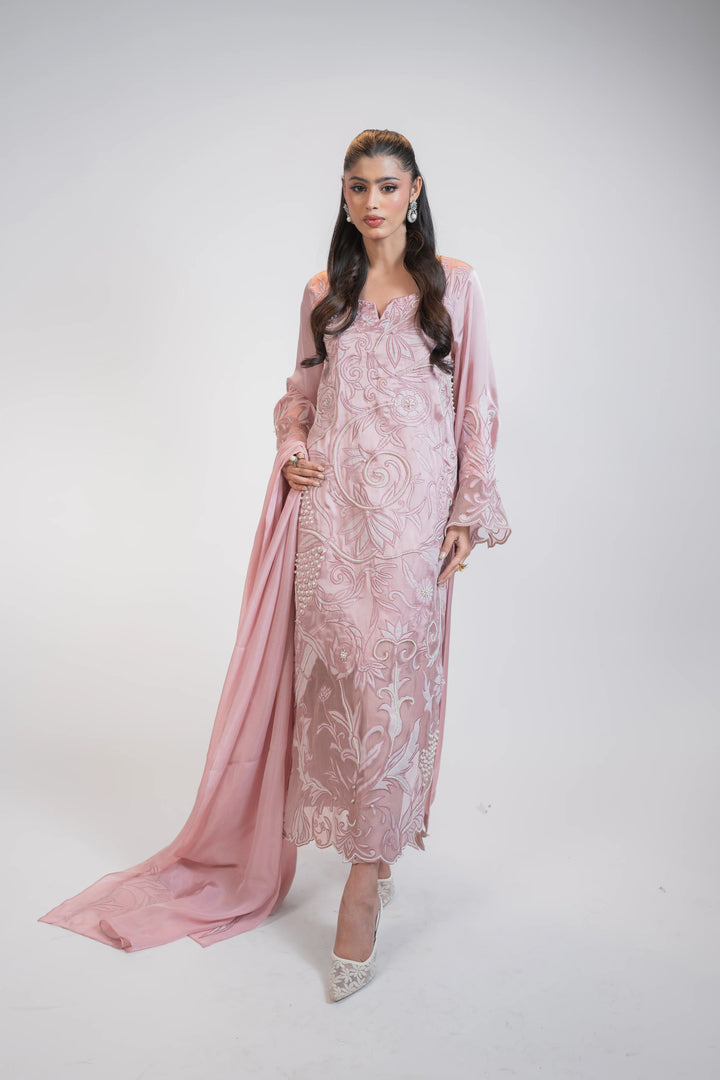 Pure Tussel Silk 3PC Dress