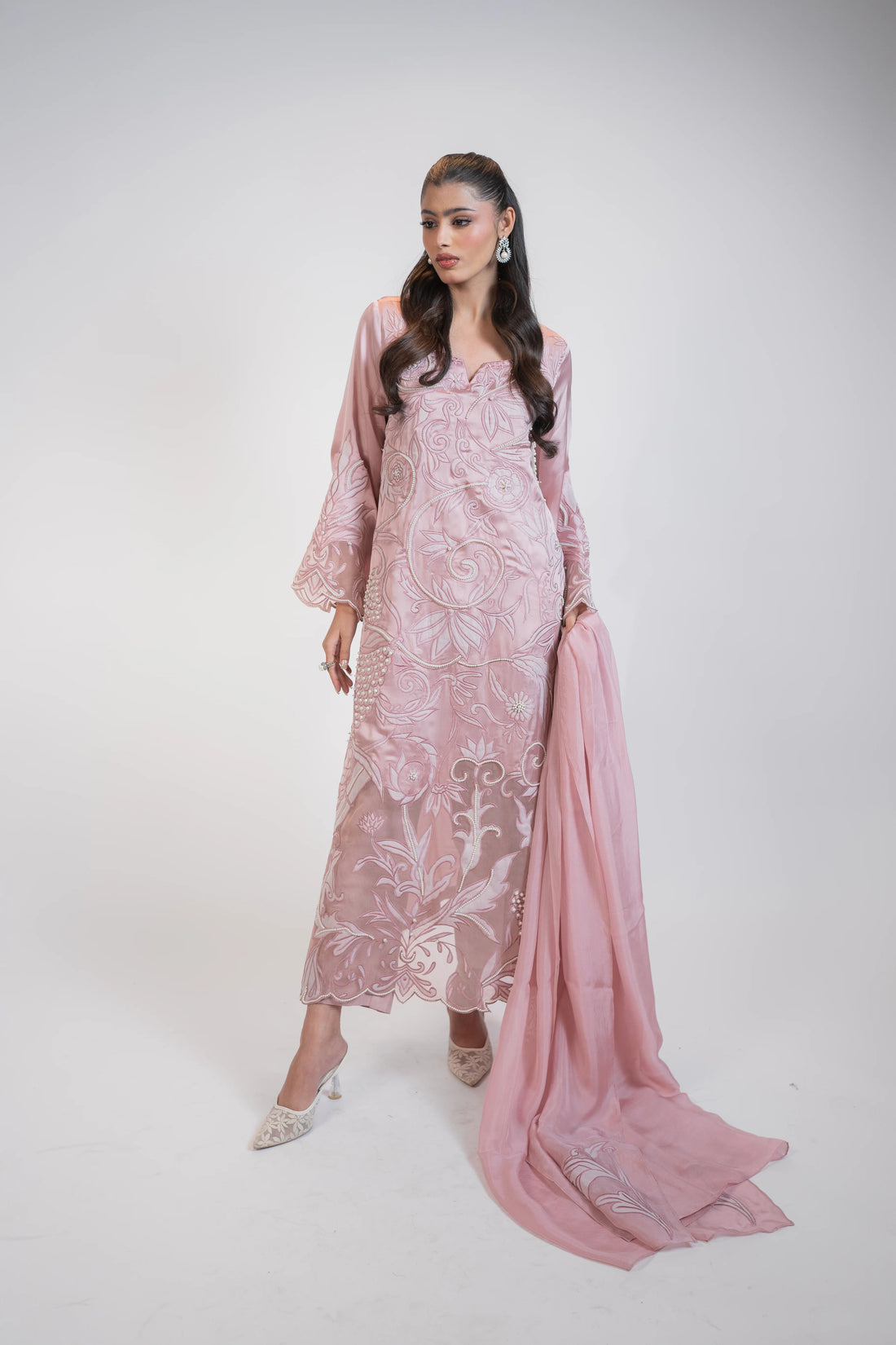 Pure Tussel Silk 3PC Dress