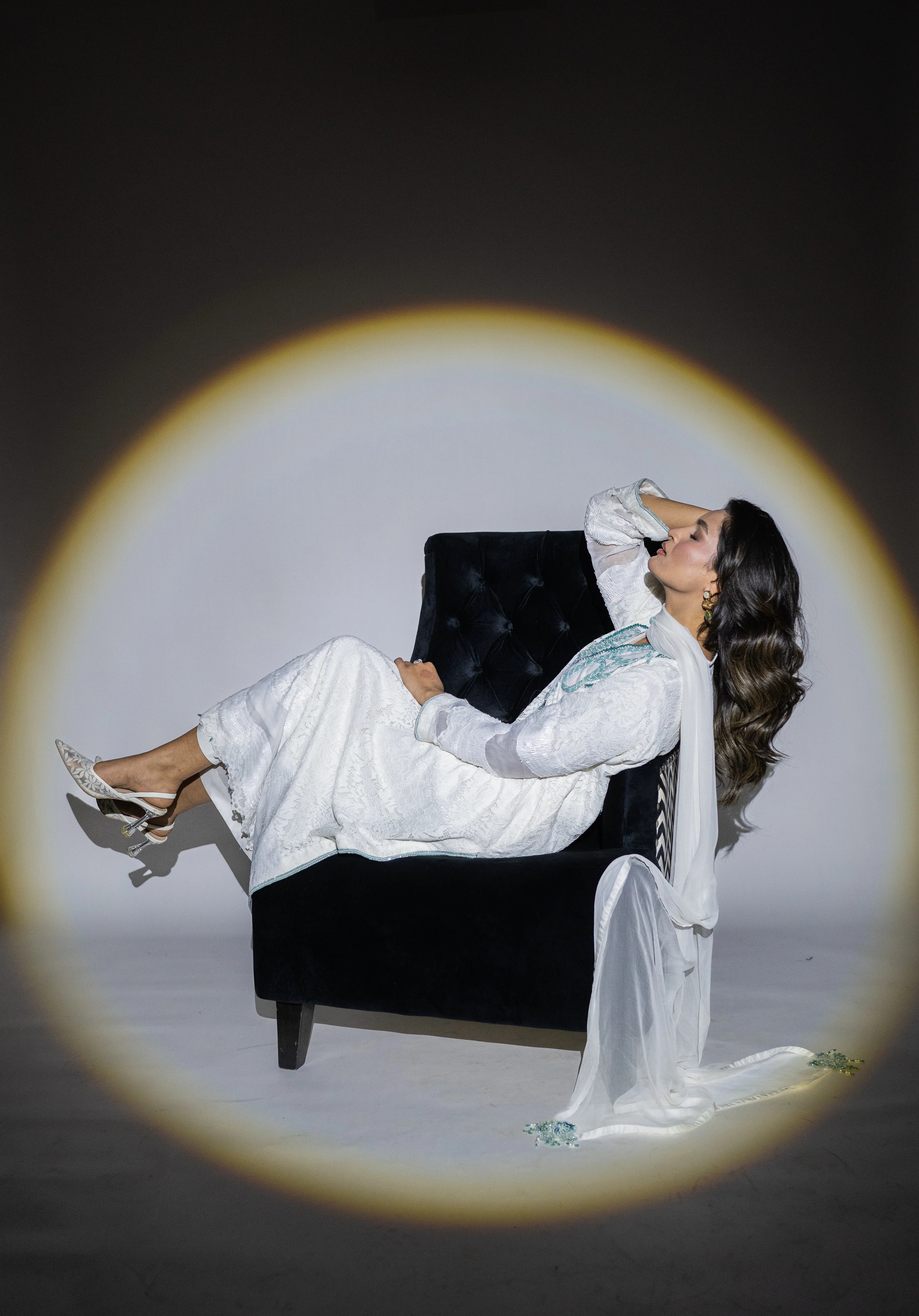 Pristine White Chantelle 3PC Dress