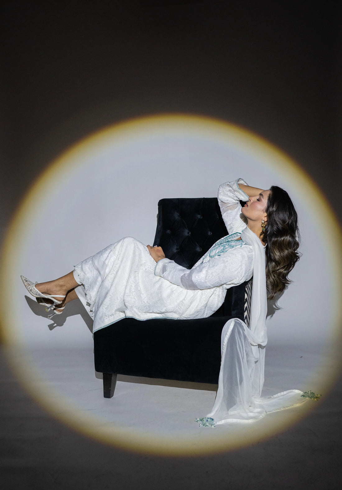 Pristine White Chantelle 3PC Dress