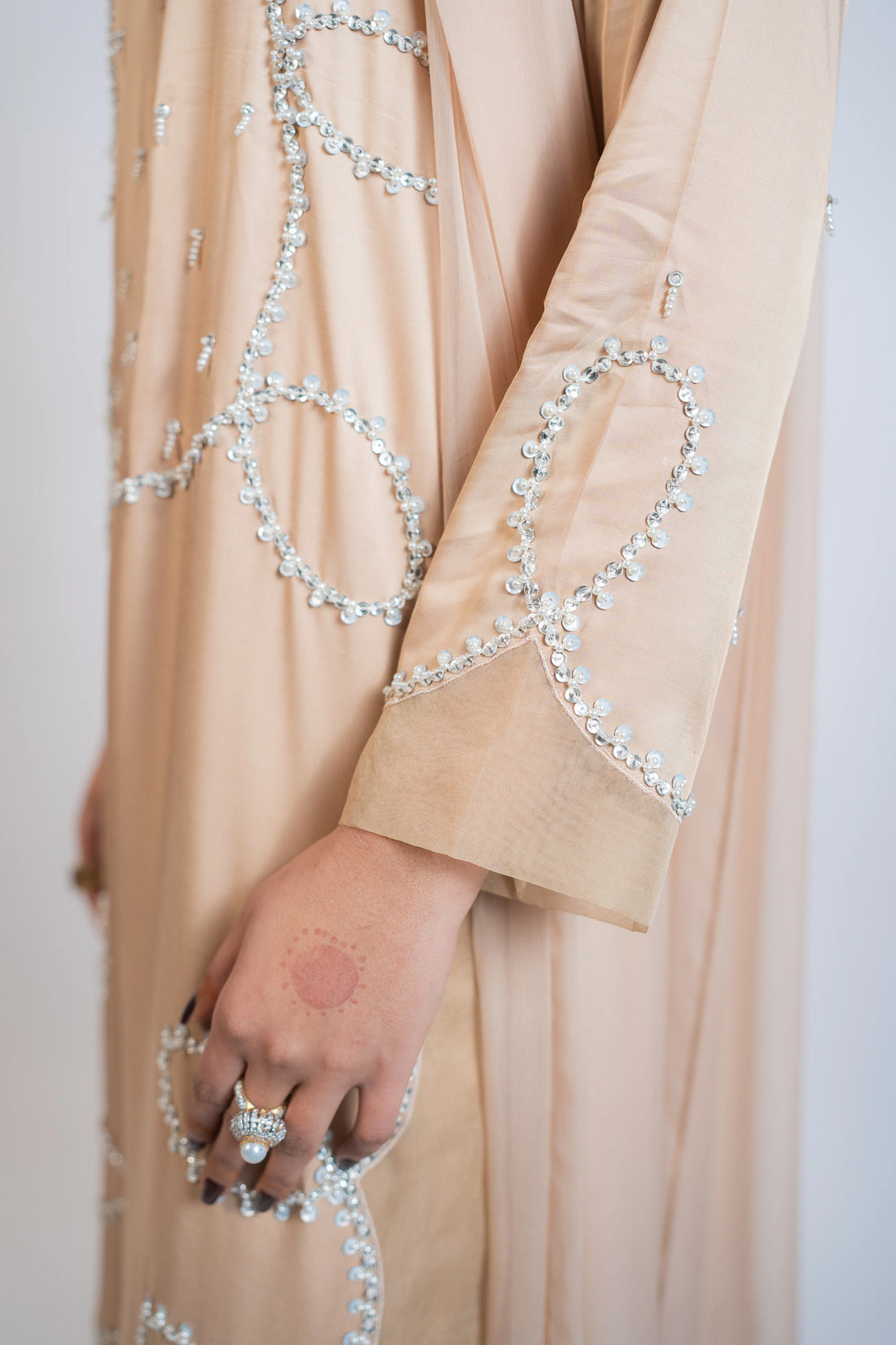 Honey Brown Pure Tussel Silk 3PC Dress